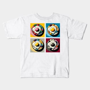 Vibrant Pop Huevos Rancheros Art - Mexican Cuisine Kids T-Shirt